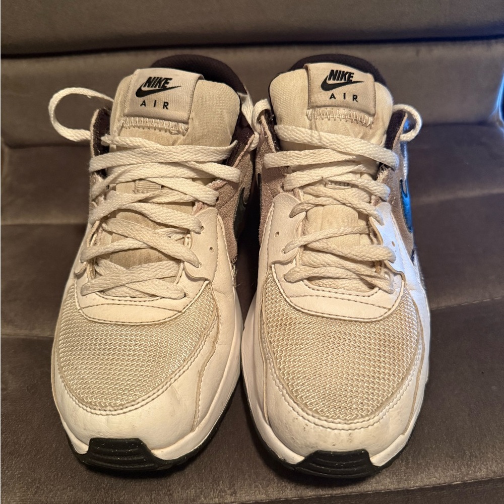 Nike Women's Air Max Excee Sneakers - Cream, Pink, and Black - Picture 2 of 4